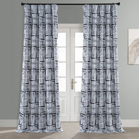 Hashtag Basic Black Room Darkening Curtain - HalfPriceDrapes.com