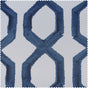 Rhombus Night Blue Geometric Swatch