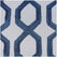 Rhombus Night Blue Geometric Swatch
