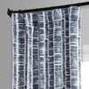Matchstick Blue Lake Room Darkening Curtain - HalfPriceDrapes.com