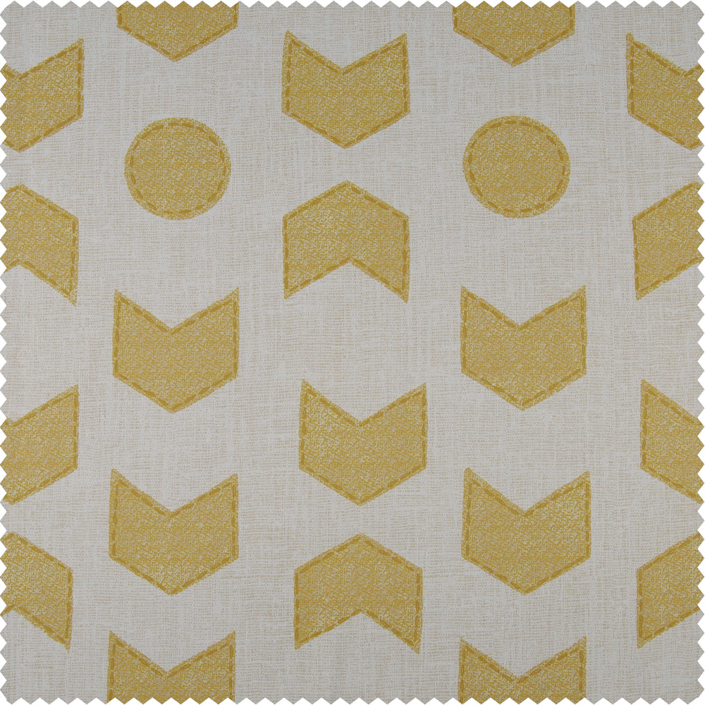 Badges Gold Swatch - HalfPriceDrapes.com