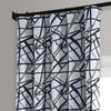 Gridlock Black Steel Room Darkening Curtain - HalfPriceDrapes.com