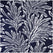 Flora Navy Floral Room Darkening Curtain