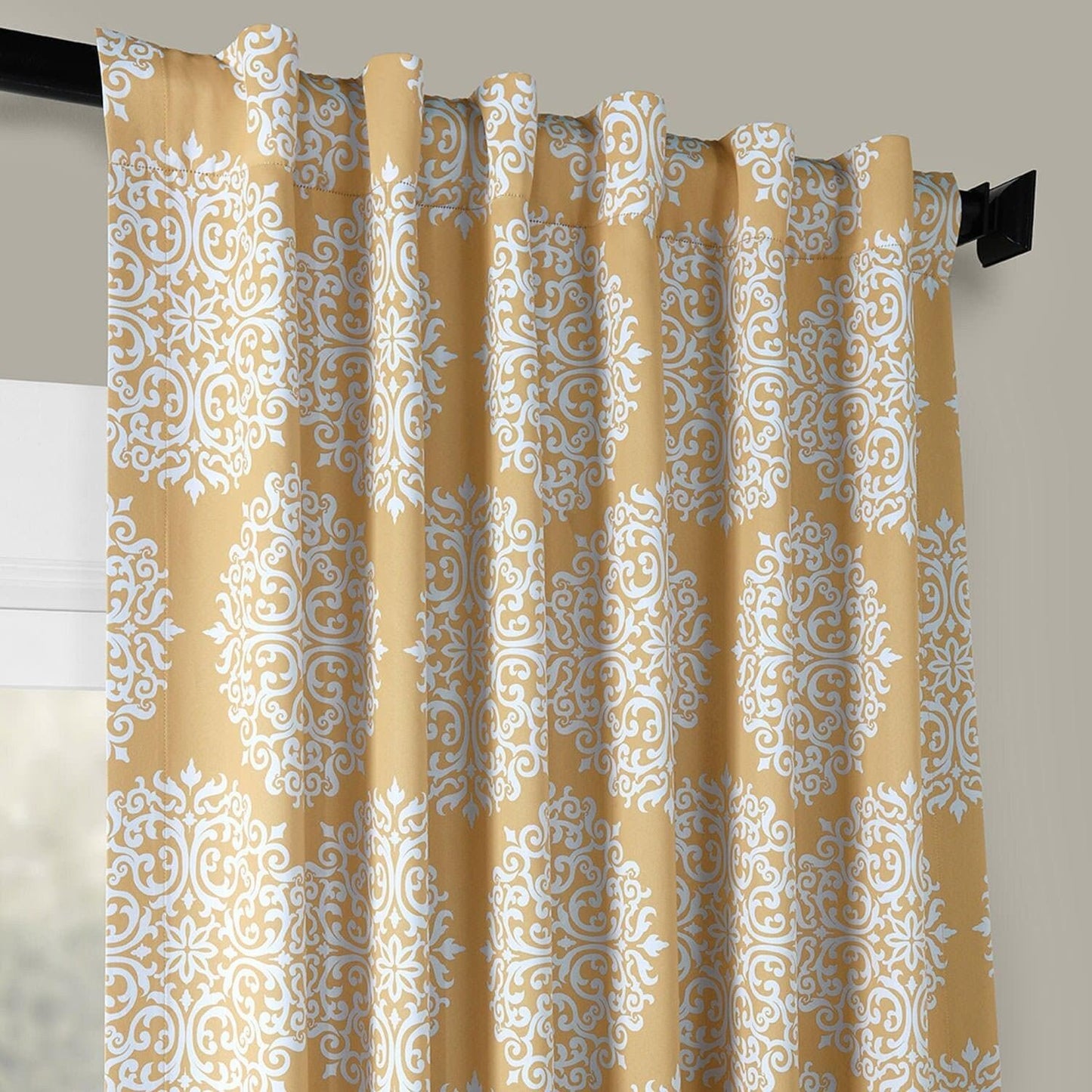 Meridian Gold Room Darkening Curtain