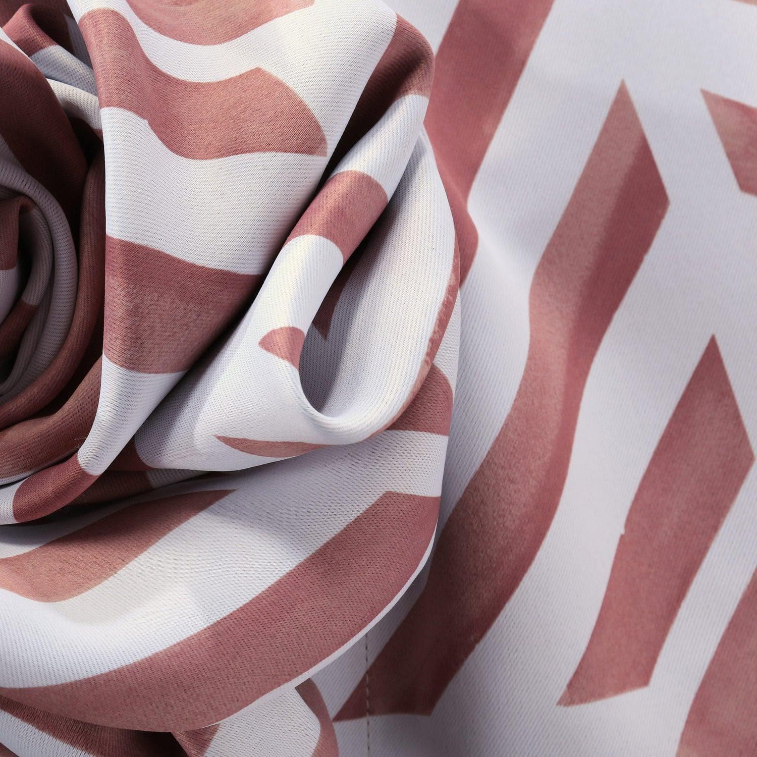 Palisade Rose Printed Polyester Swatch