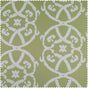 Secret Garden Leaf Green Geometric Swatch