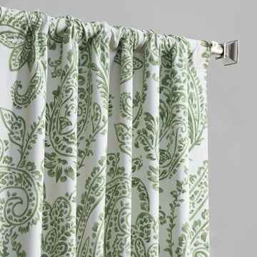 Tea Time Green Room Darkening Curtain