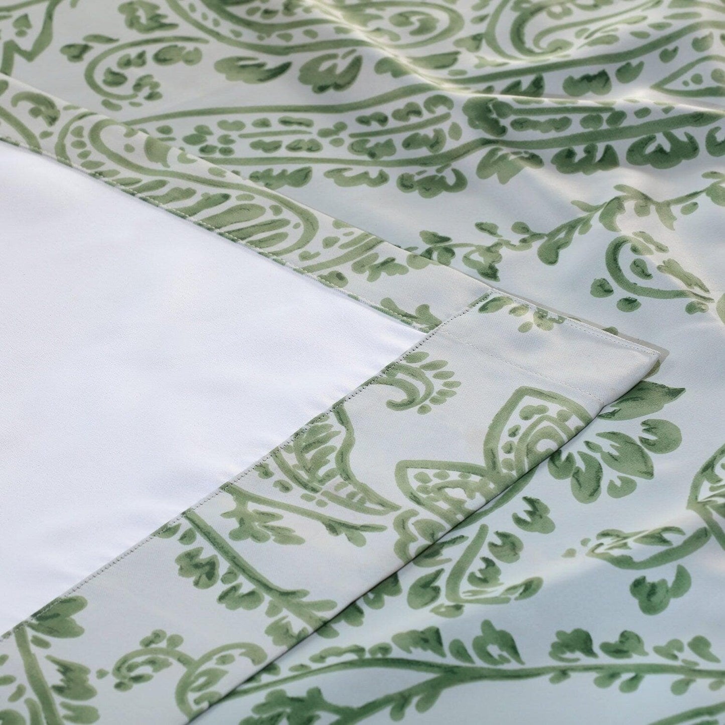 Tea Time Green Room Darkening Curtain