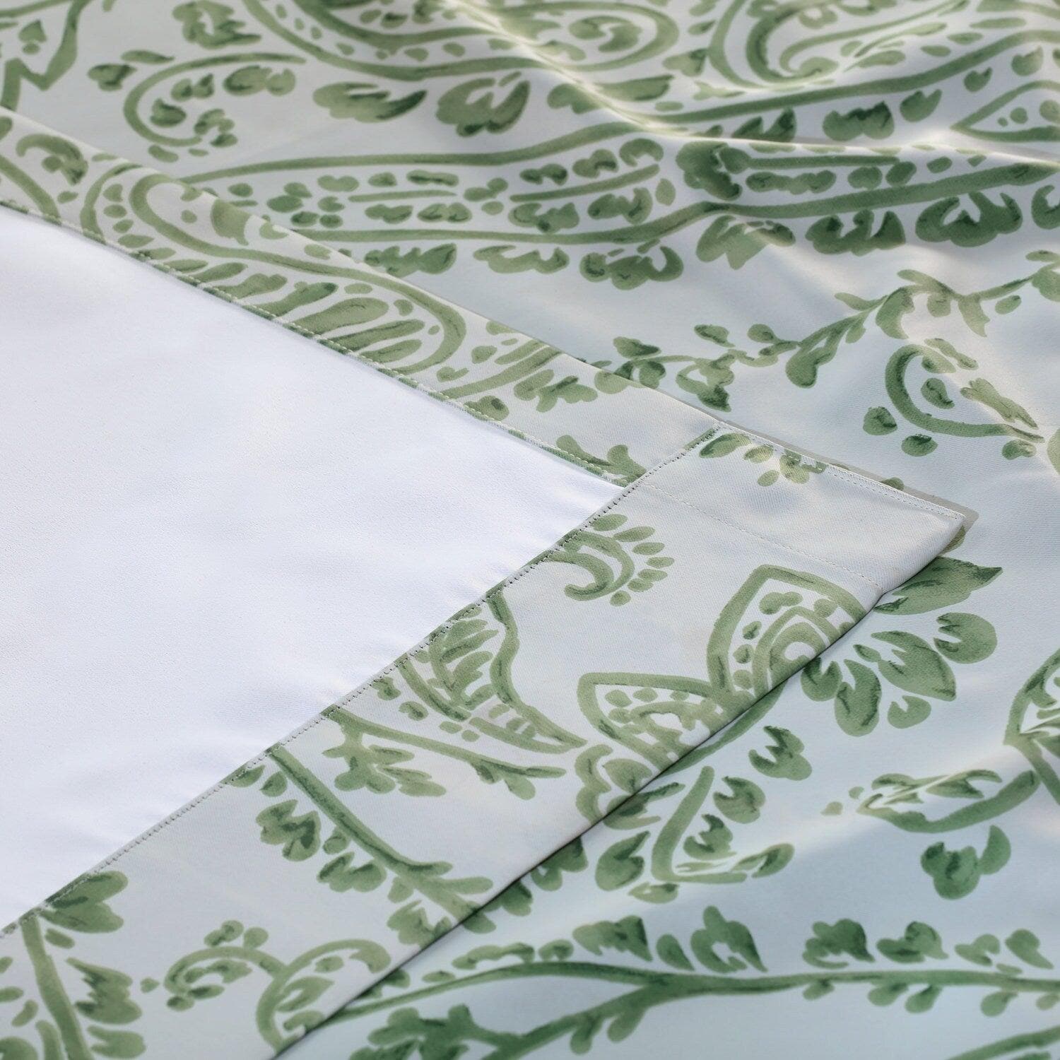 Tea Time Green Room Darkening Curtain