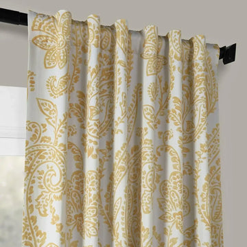 Team Time Yellow Room Darkening Curtain