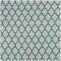 Casablanca Teal Geometric Swatch