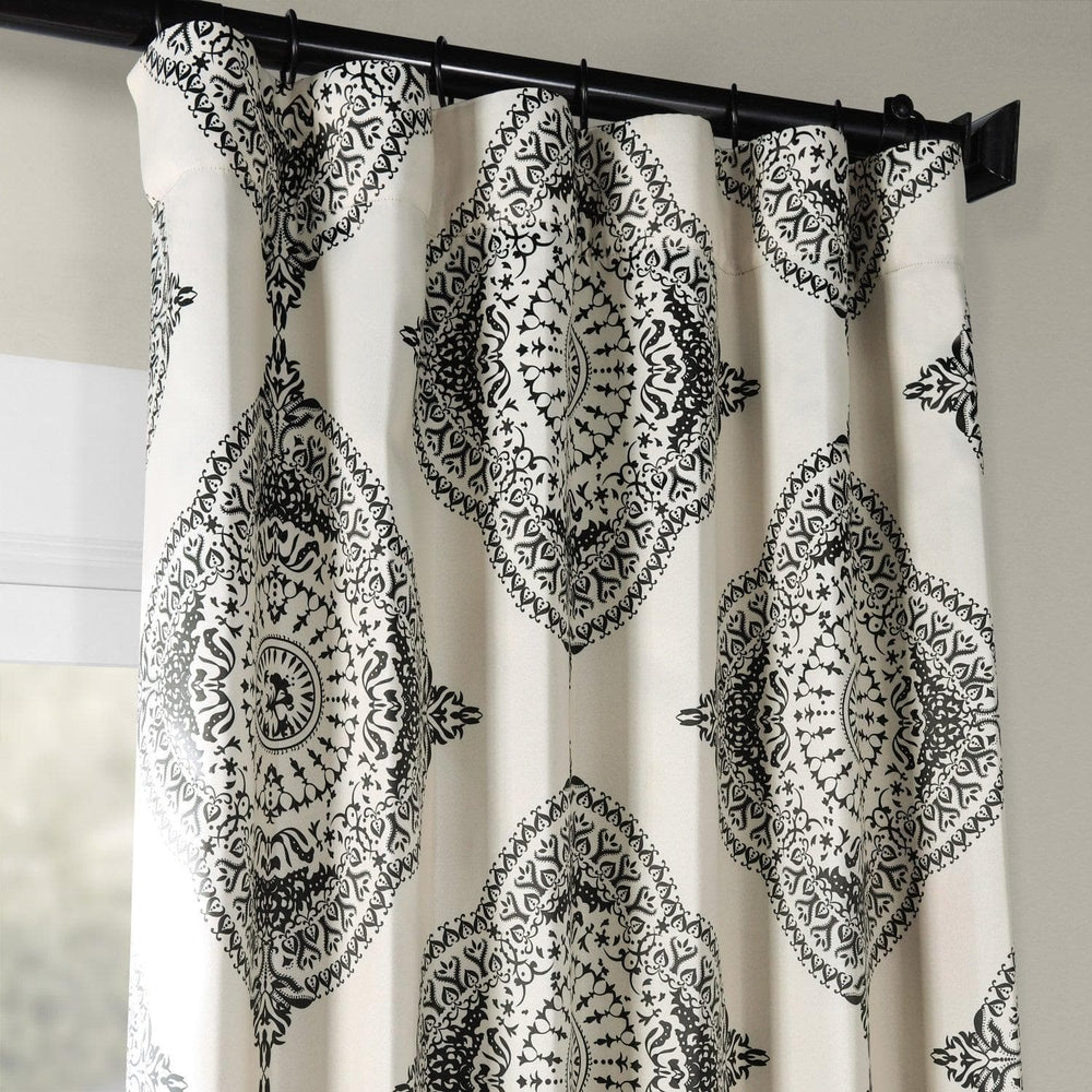 Henna Black Room Darkening Curtain - HalfPriceDrapes.com