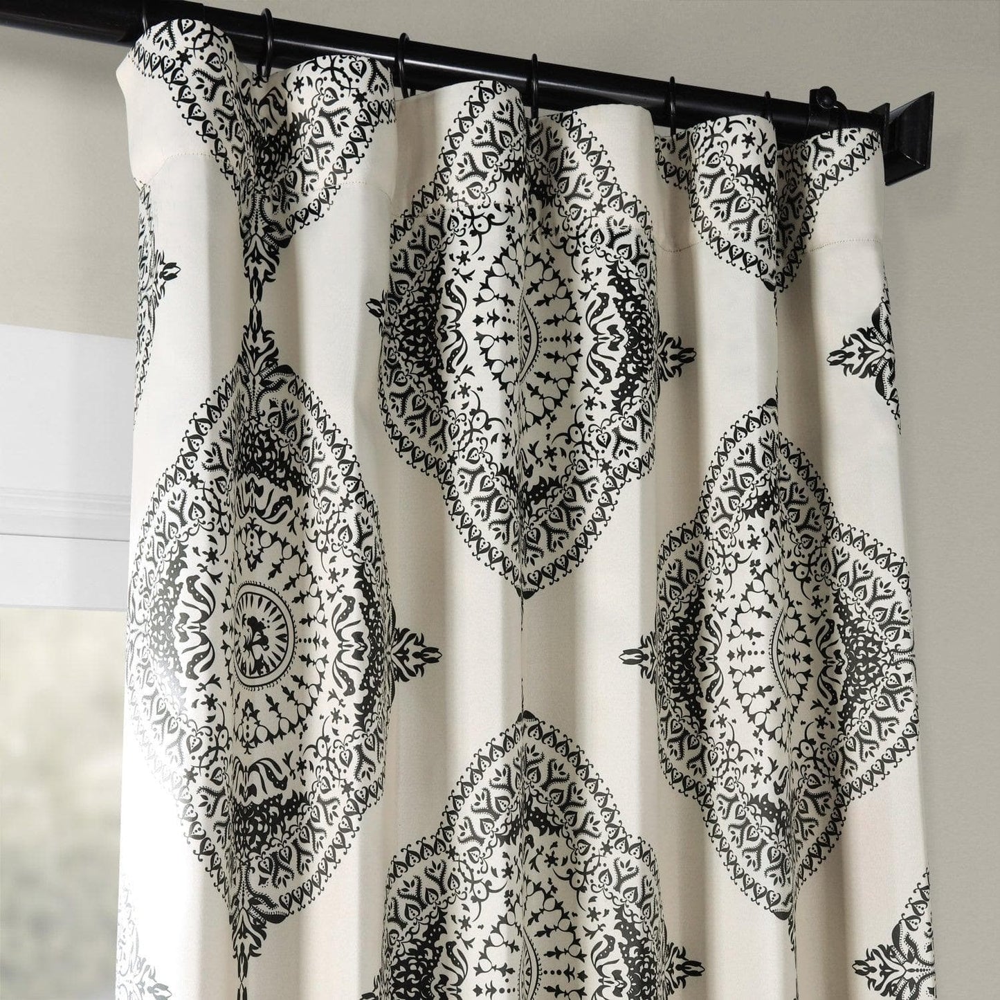 Henna Black Room Darkening Curtain - HalfPriceDrapes.com