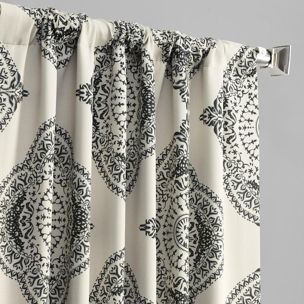 Henna Black Room Darkening Curtain