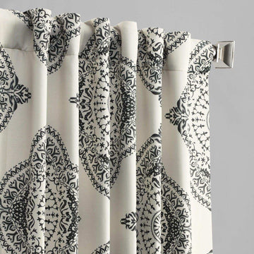 Henna Black Room Darkening Curtain