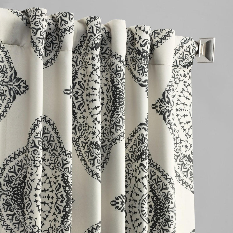 Henna Black Room Darkening Curtain