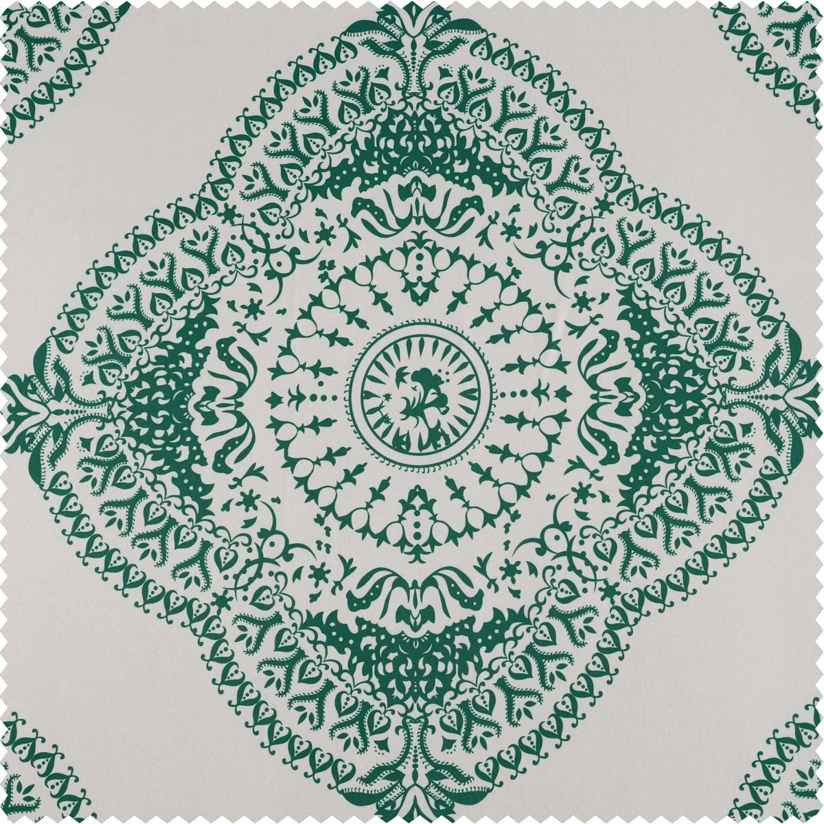 Henna Clover Printed Polyester Swatch - HalfPriceDrapes.com