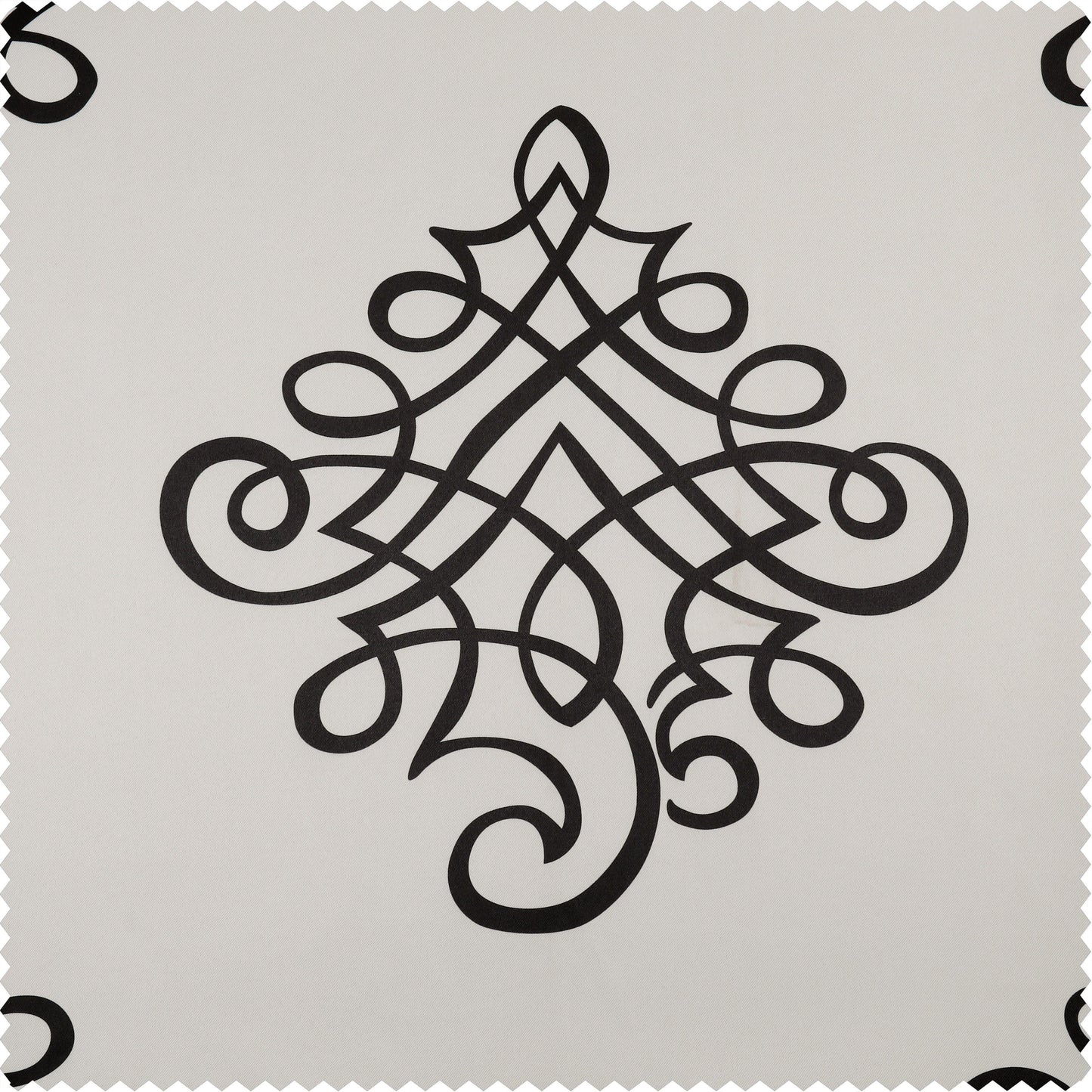 Tugra Printed Polyester Swatch - HalfPriceDrapes.com