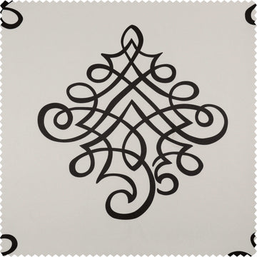 Tugra Printed Polyester Swatch - HalfPriceDrapes.com