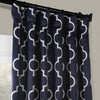 Seville Navy Room Darkening Curtain - HalfPriceDrapes.com