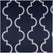 Seville Navy Geometric Room Darkening Curtain