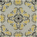 Soliel Yellow Grey Damask Swatch