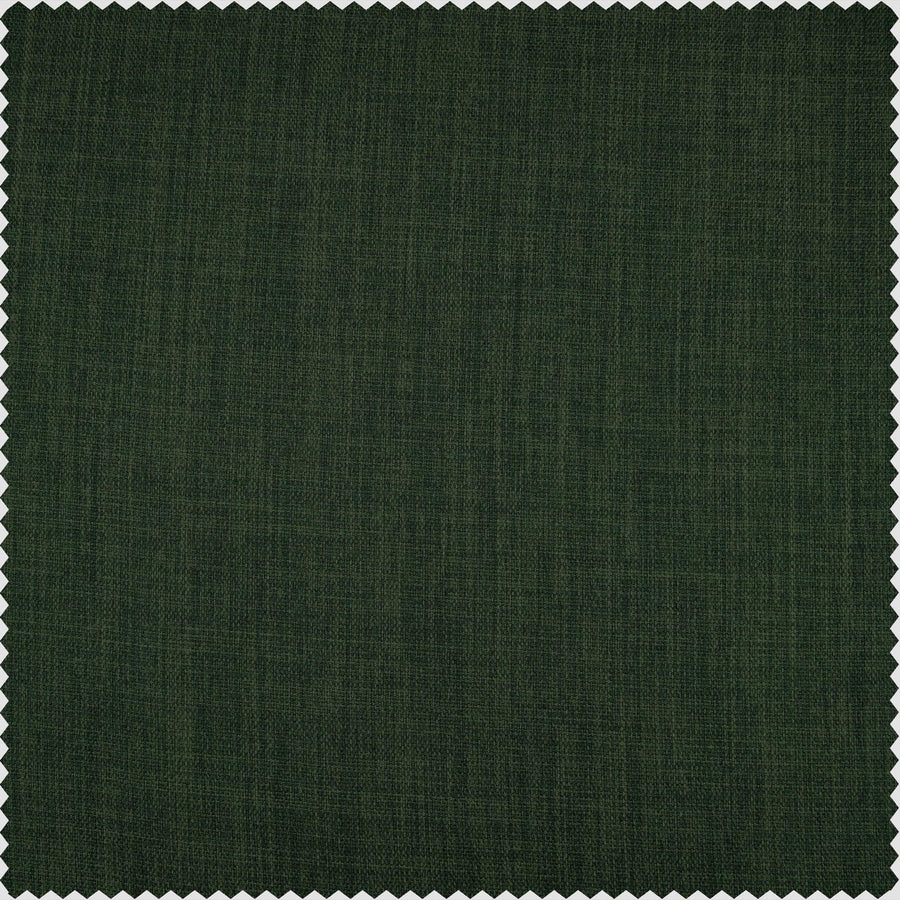 Key Green Textured Faux Linen Swatch - HalfPriceDrapes.com