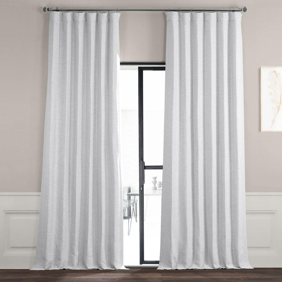Chalk Off-White Textured Bellino Room Darkening Curtain