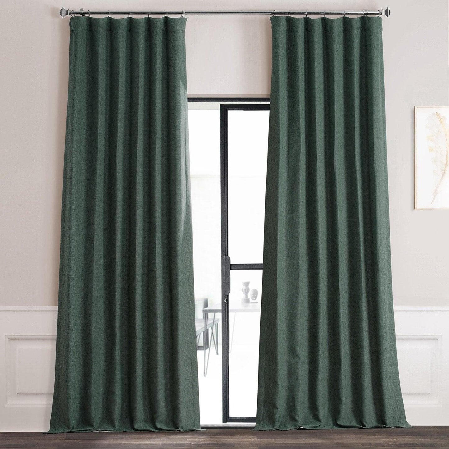 Pine Forest Textured Bellino Room Darkening Curtain