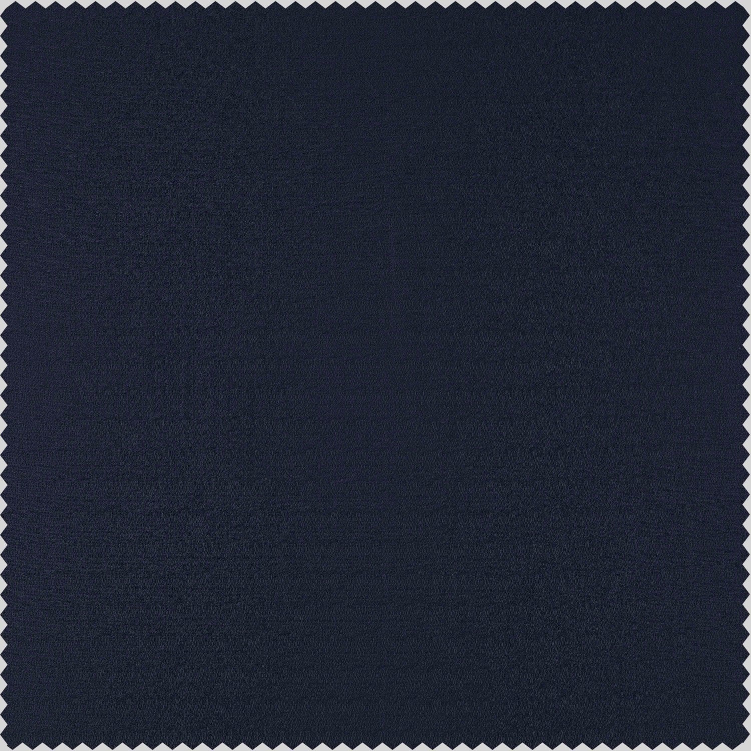 Elegant Navy Textured Cotton Bark Weave Swatch - HalfPriceDrapes.com