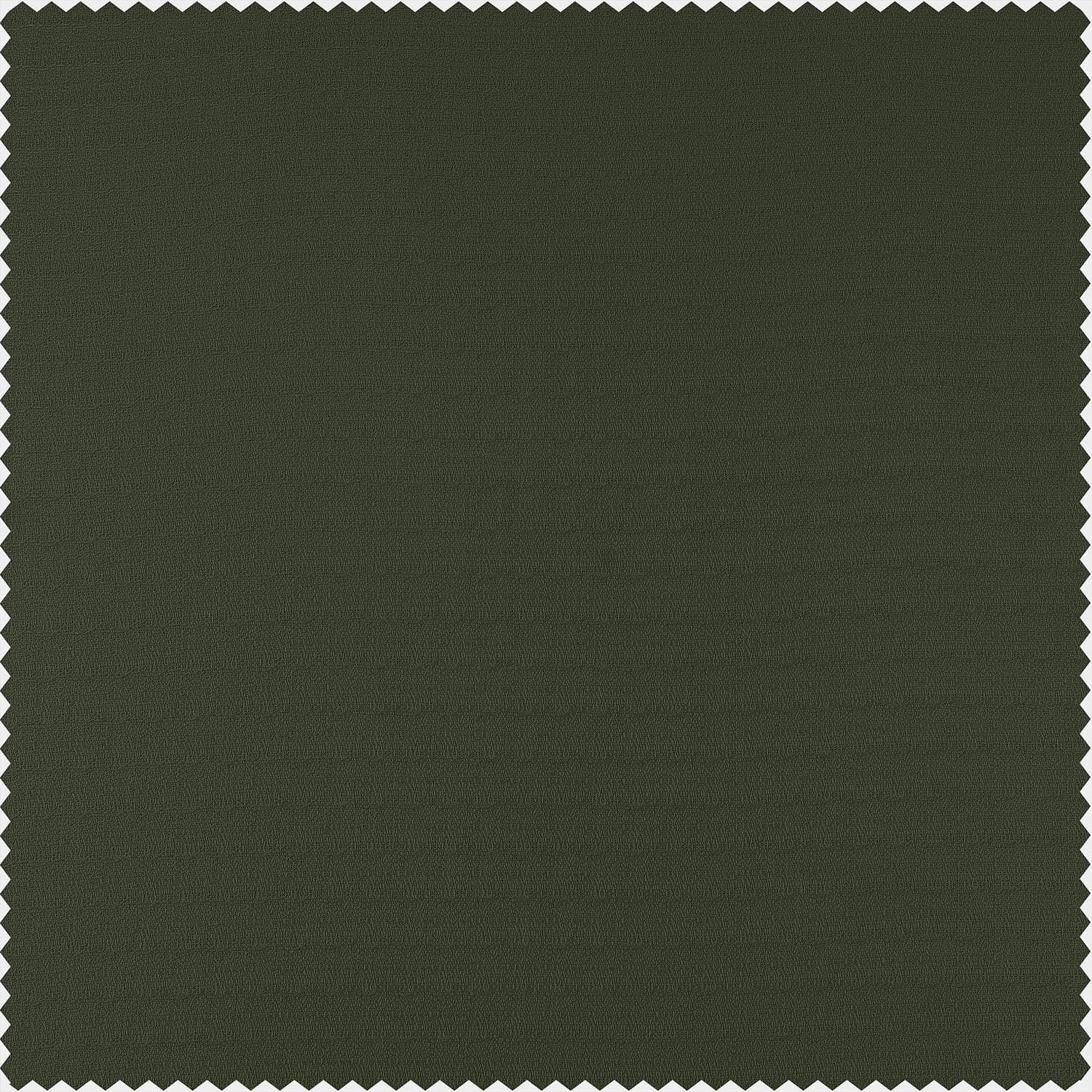 French Green Textured Cotton Bark Weave Swatch - HalfPriceDrapes.com