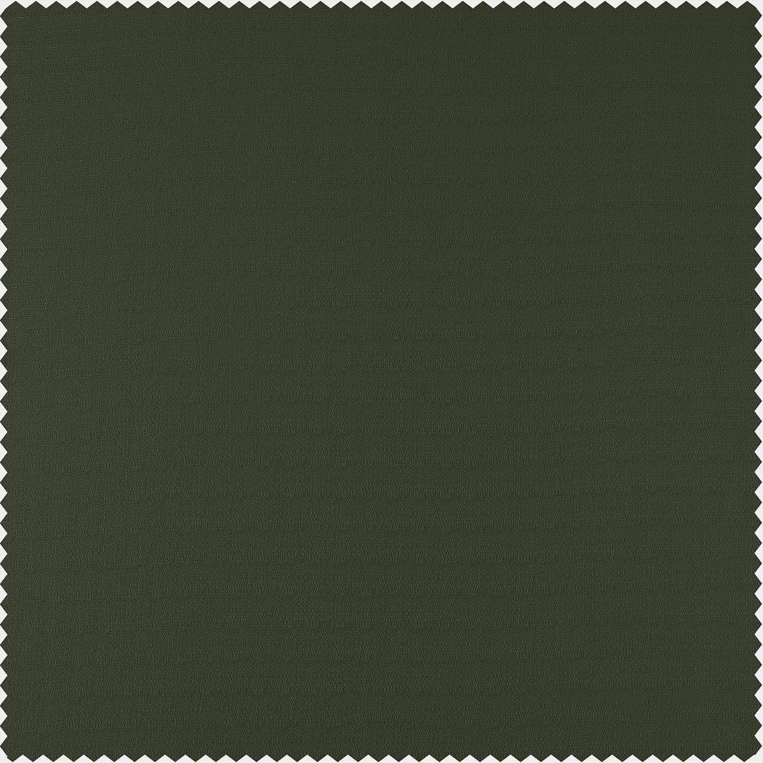 French Green Textured Cotton Bark Weave Swatch - HalfPriceDrapes.com