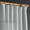 Weekend Blue Striped Hand Weaved Cotton Curtain