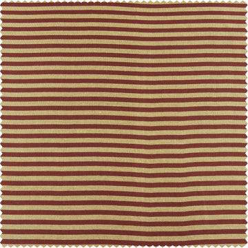 Red & Gold Striped Hand Weaved Cotton Swatch - HalfPriceDrapes.com