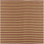Red & Gold Striped Hand Weaved Cotton Swatch