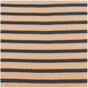 Blue & Beige Striped Hand Weaved Cotton Swatch