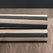 Suave Charcoal & Ivory Striped Hand Weaved Cotton Swatch