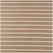 Brown & White Striped Hand Weaved Cotton Room Darkening Tie-Up Window Shade
