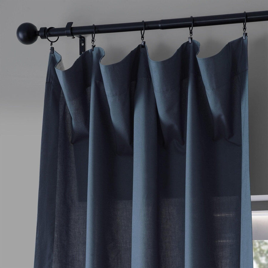 Studio Blue Classic Cotton Curtain