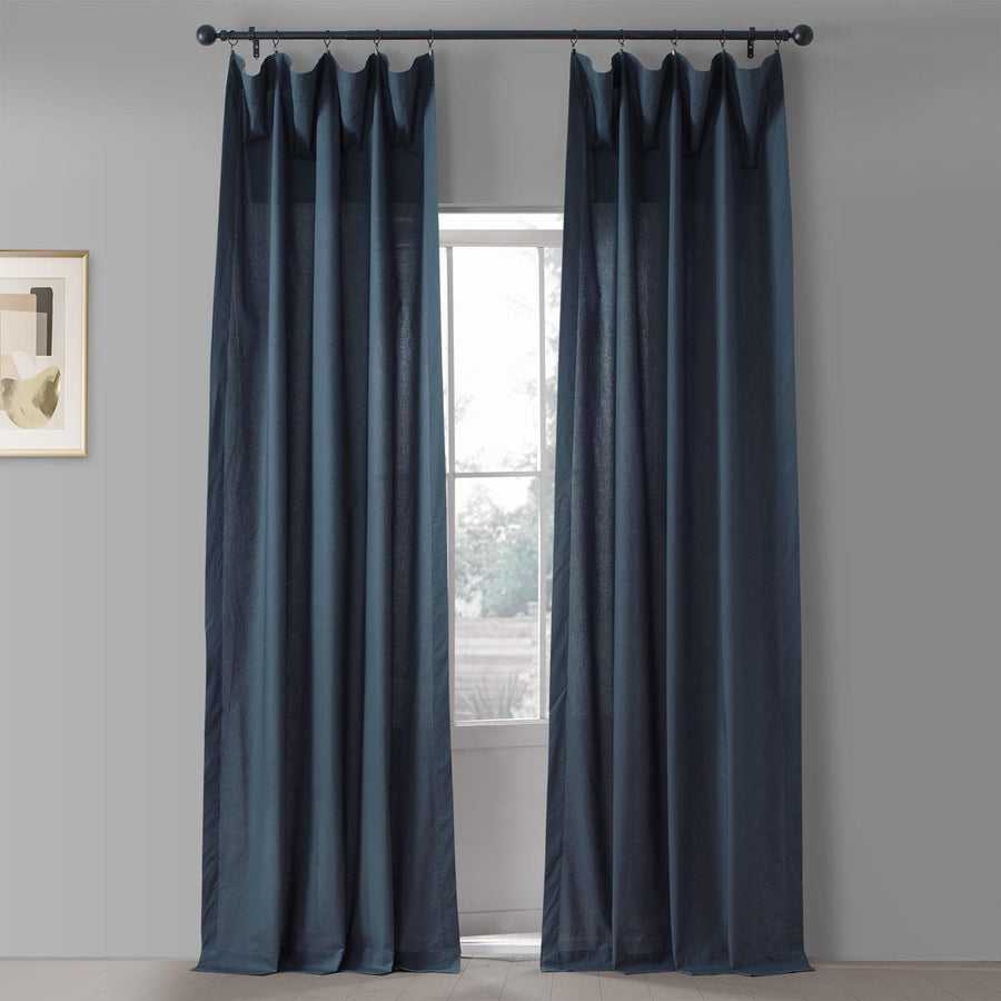 Studio Blue Classic Cotton Curtain