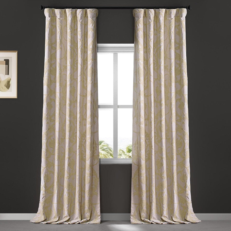 Namoi Embroidered Cotton Crewel Curtain