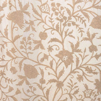 Celine Cream Embroidered Cotton Crewel Swatch - HalfPriceDrapes.com