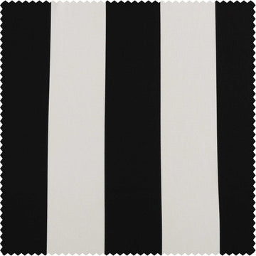 Cabana Black Printed Cotton Custom Curtain - HalfPriceDrapes.com