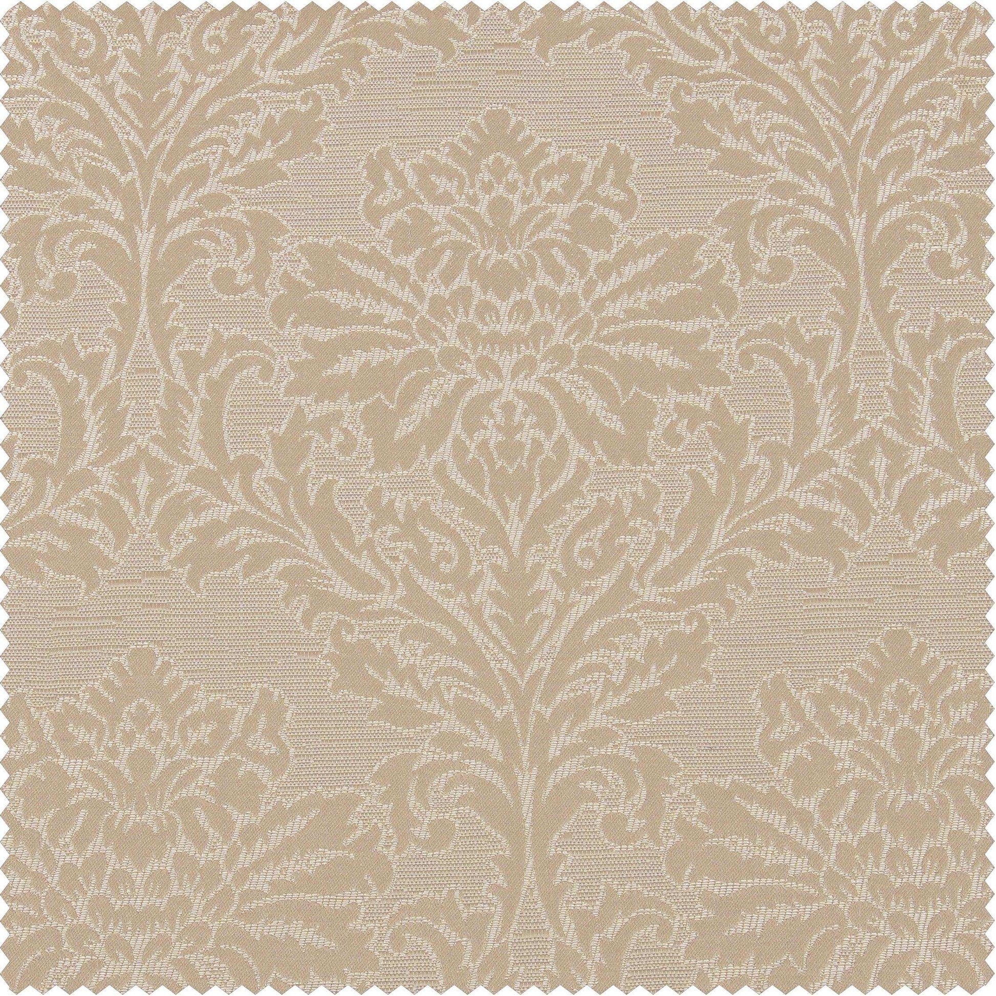 Cambric Sand Designer Jacquard Custom Curtain - HalfPriceDrapes.com