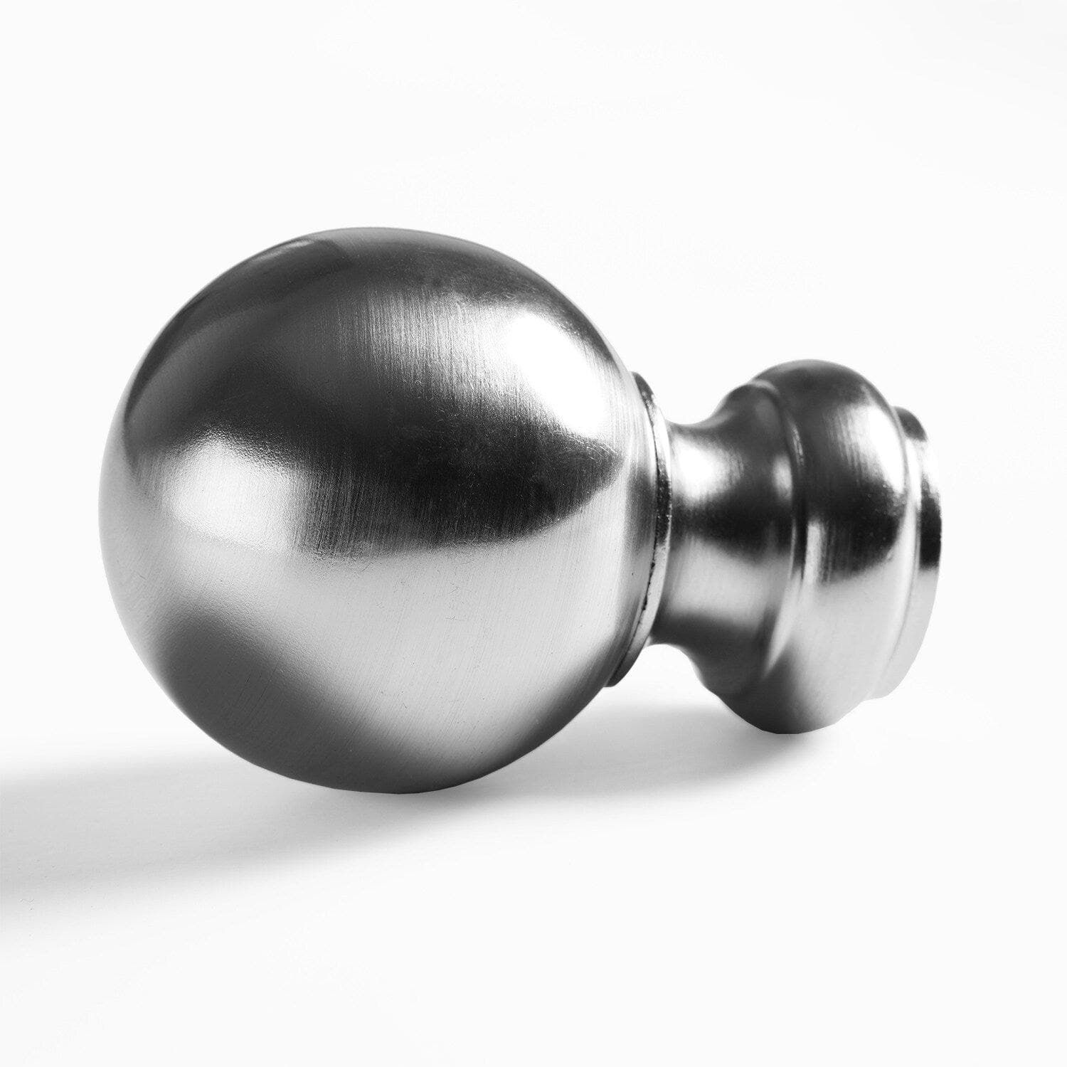 Classic Sphere Ball Nickel Extendable Metal Rod Set