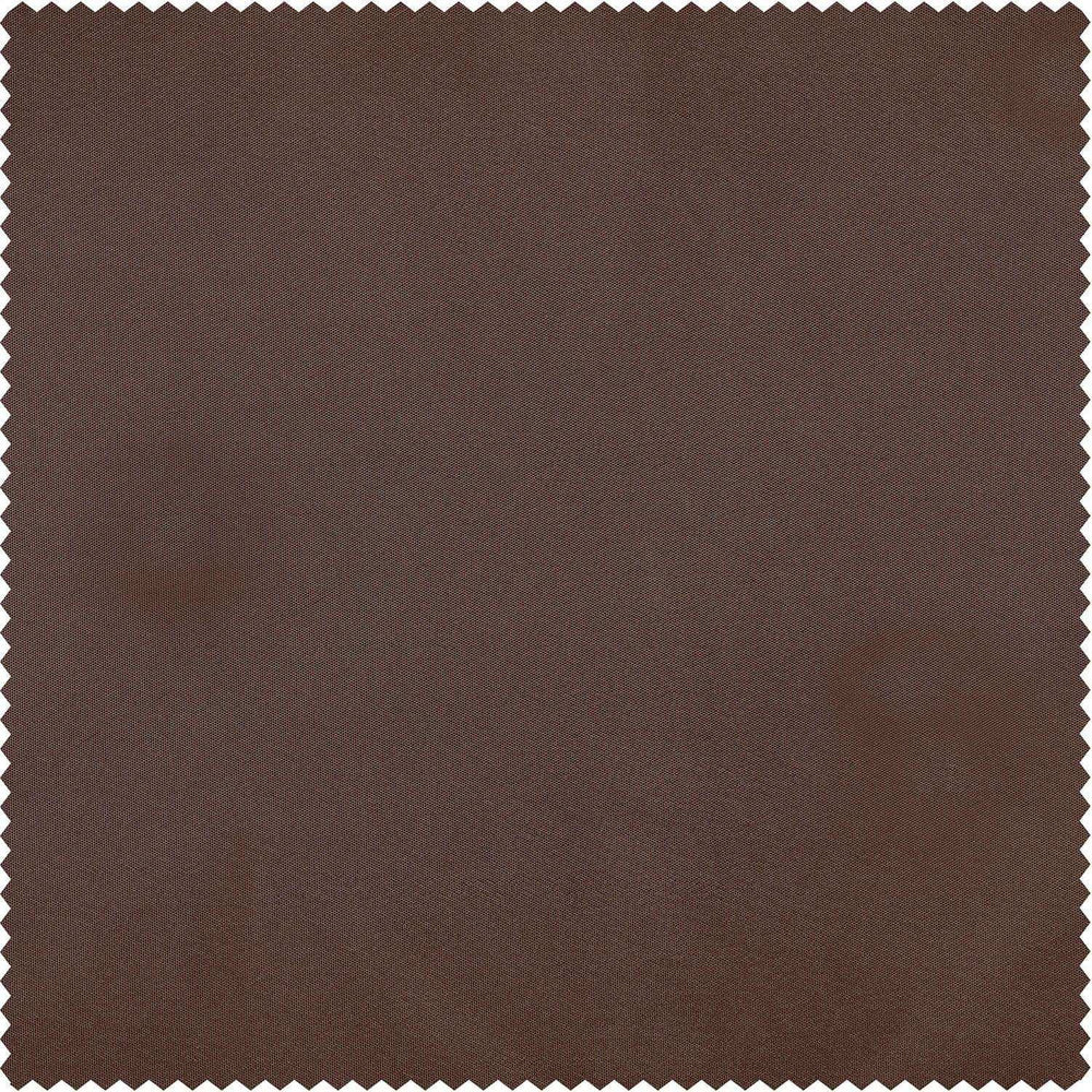 Copper Brown Solid Faux Silk Taffeta Custom Curtain - HalfPriceDrapes.com