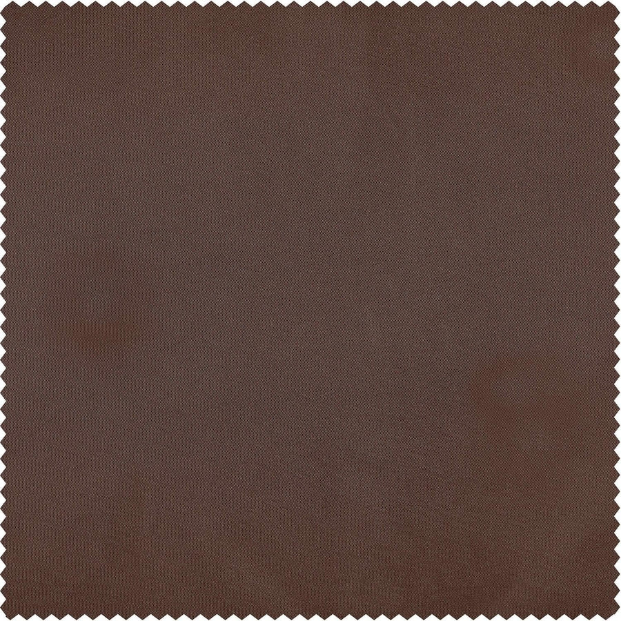 Copper Brown Solid Faux Silk Taffeta Custom Curtain - HalfPriceDrapes.com