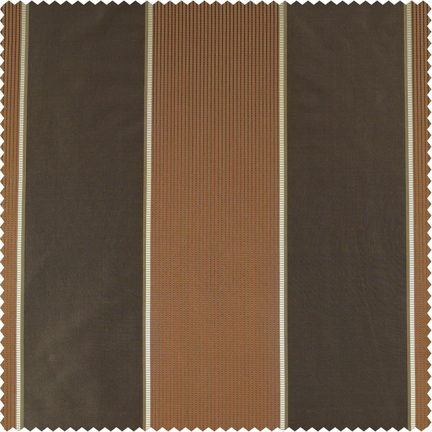 Windsor Striped Dupioni Silk Swatch - HalfPriceDrapes.com
