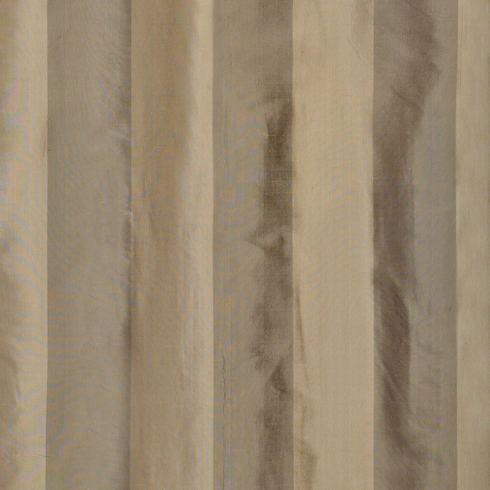 Cairo Haze Striped Dupioni Silk Swatch