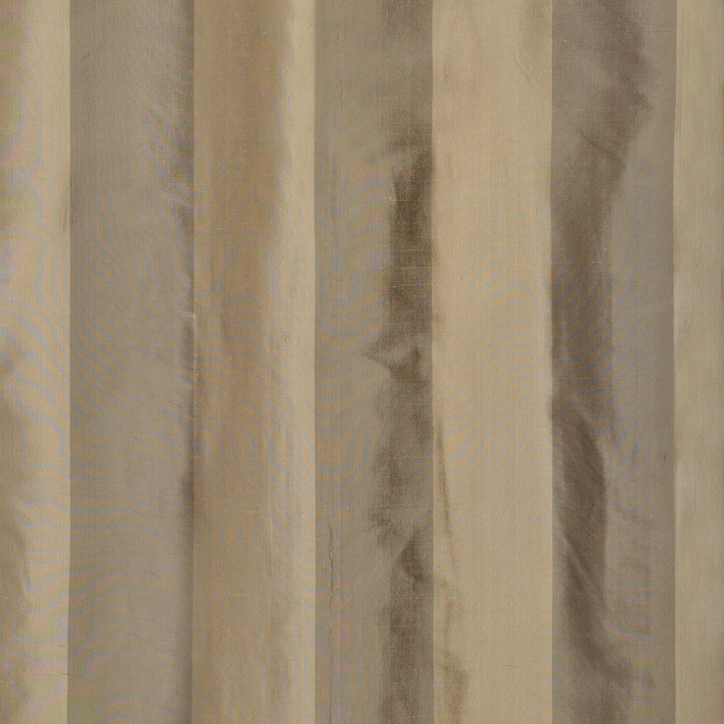 Cairo Haze Striped Dupioni Silk Swatch